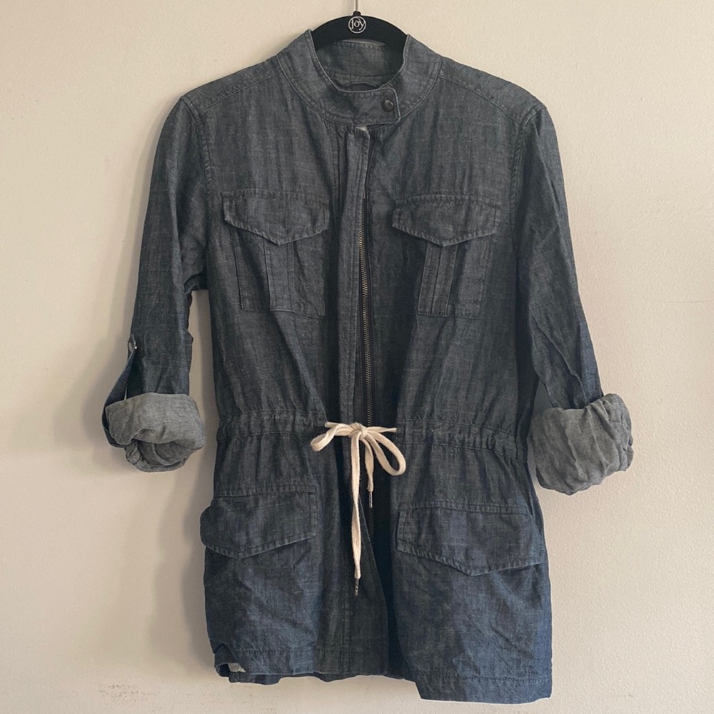 Club Monaco zip up utility jacket